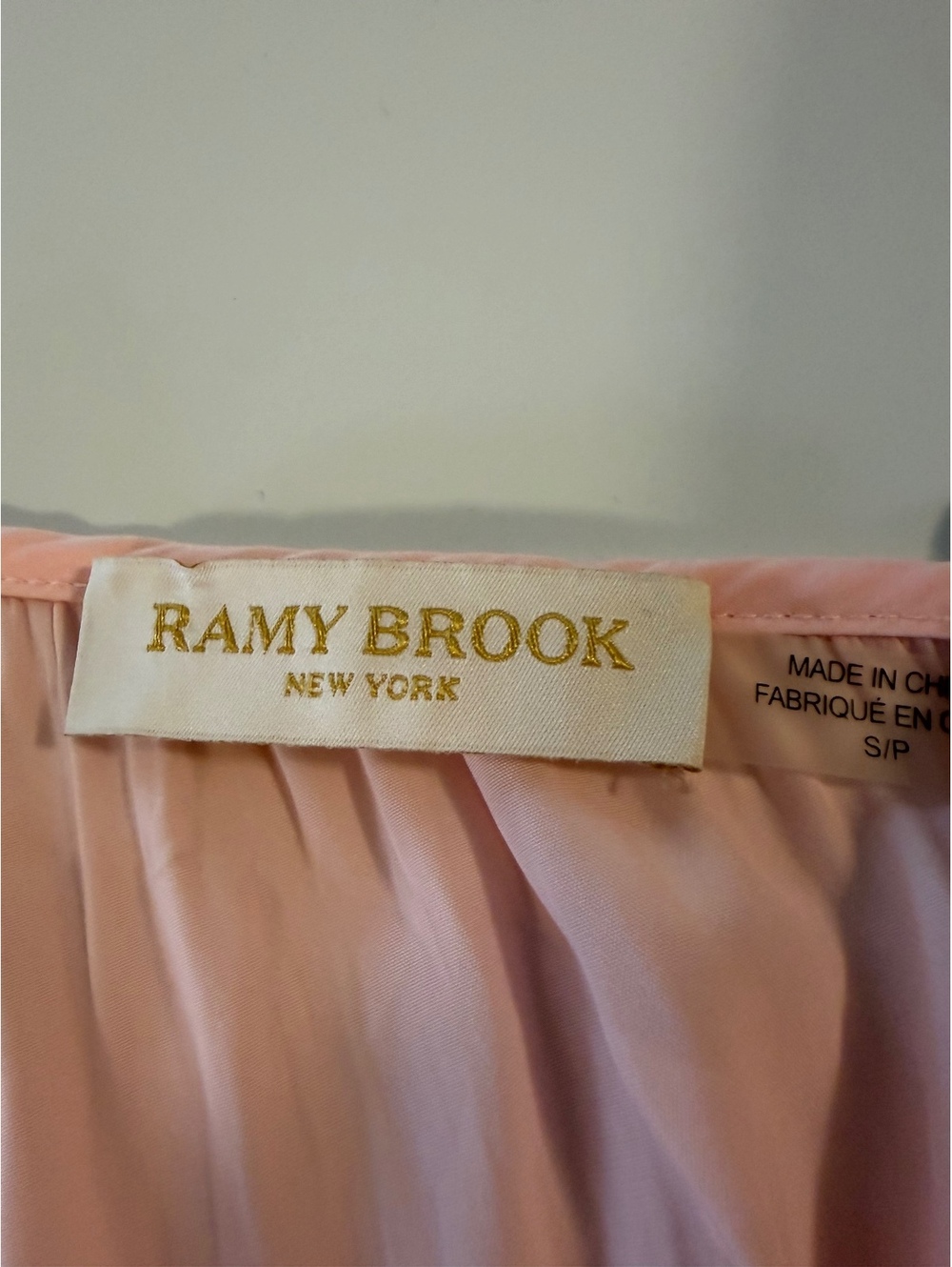 Ramy Brook Pink One Shoulder Smocked Waist Mini Dress Size Small - Picture 4 of 10